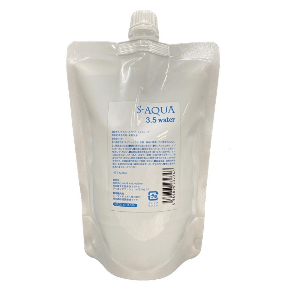 S-AQUA 3.5ウォーター　500ml (レフィル)